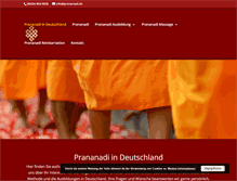 Tablet Screenshot of prananadi.de
