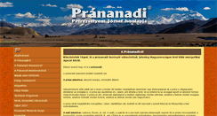 Desktop Screenshot of prananadi.hu